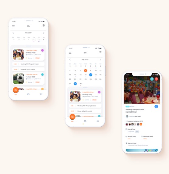 leisure app for gathering management