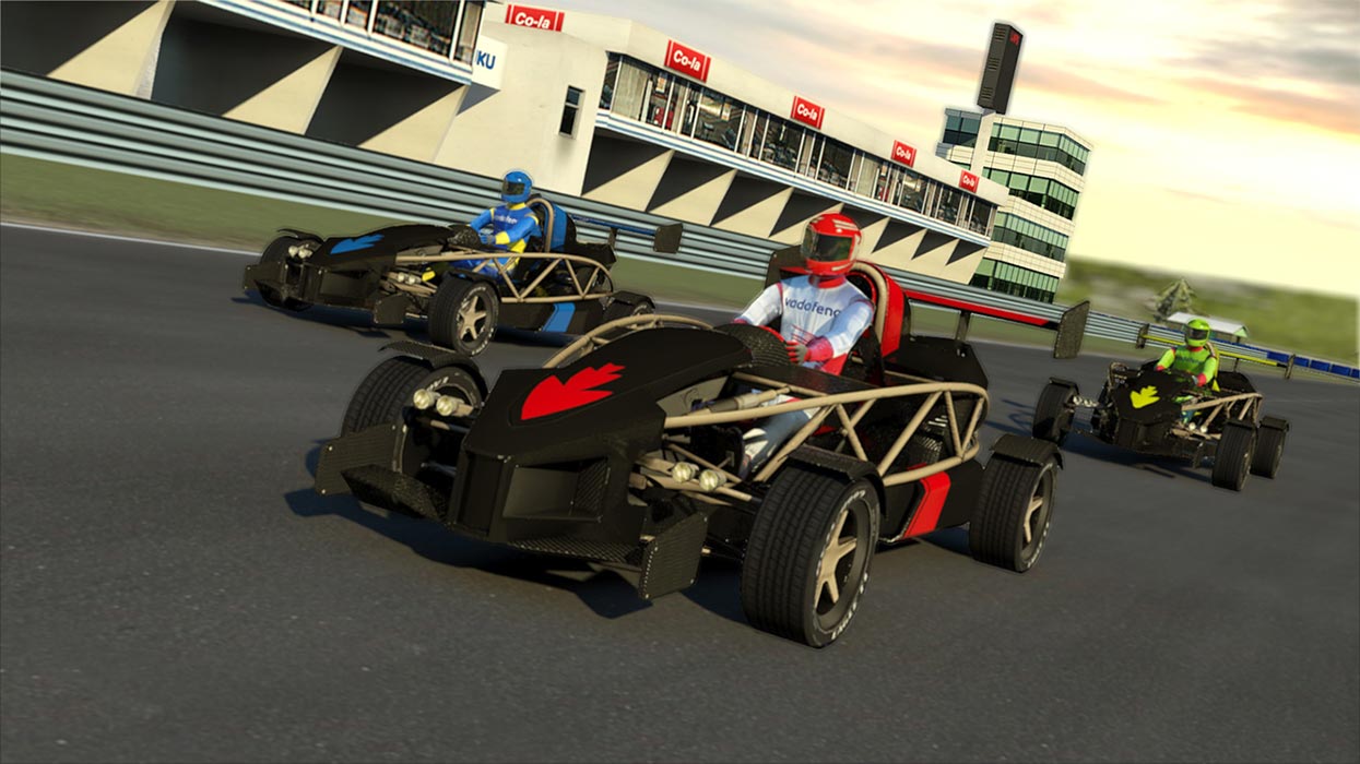 go kart racing screen