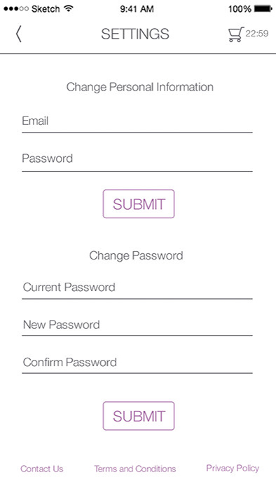 Plum Perfect Password Setting