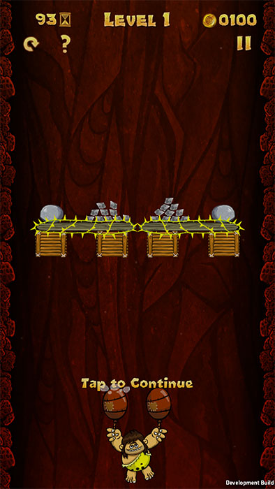 level 1 in a mobile puzzle game